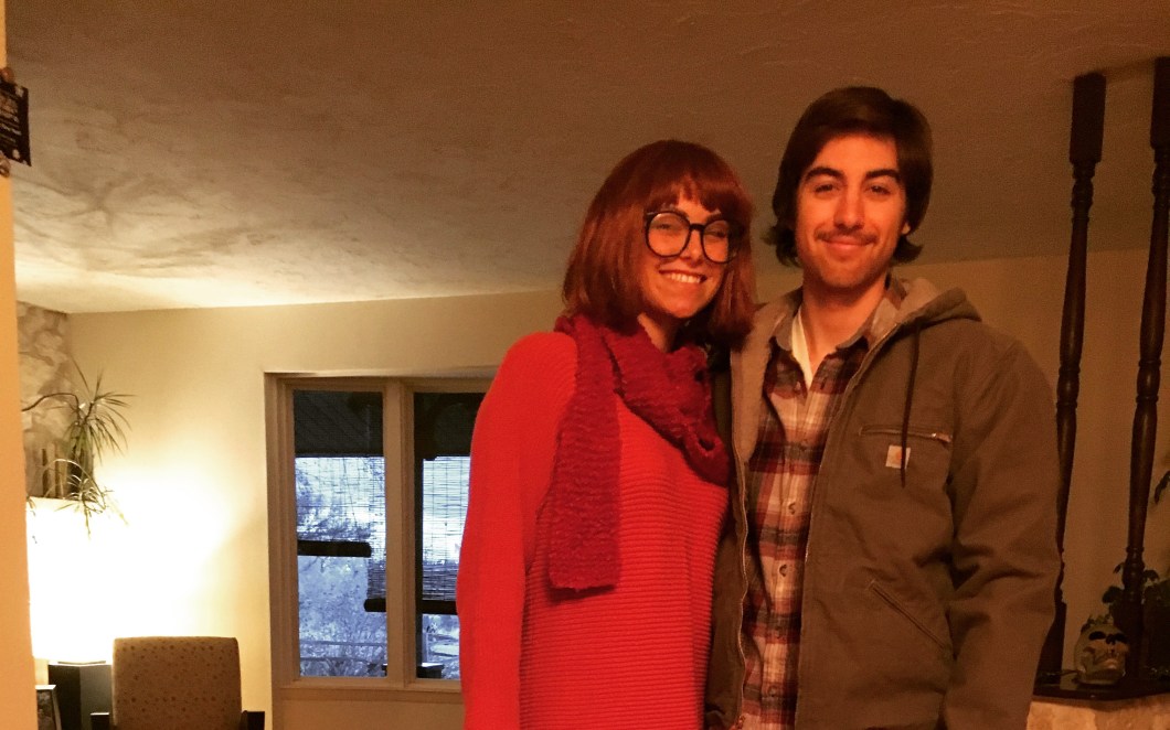 Velma and Sam from the Scooby-Doo/Supernatural cross over episode