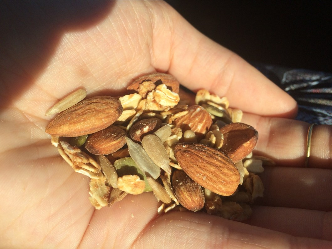 peanut butter for camp granola