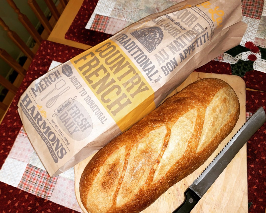 turning old french bread into stuffing