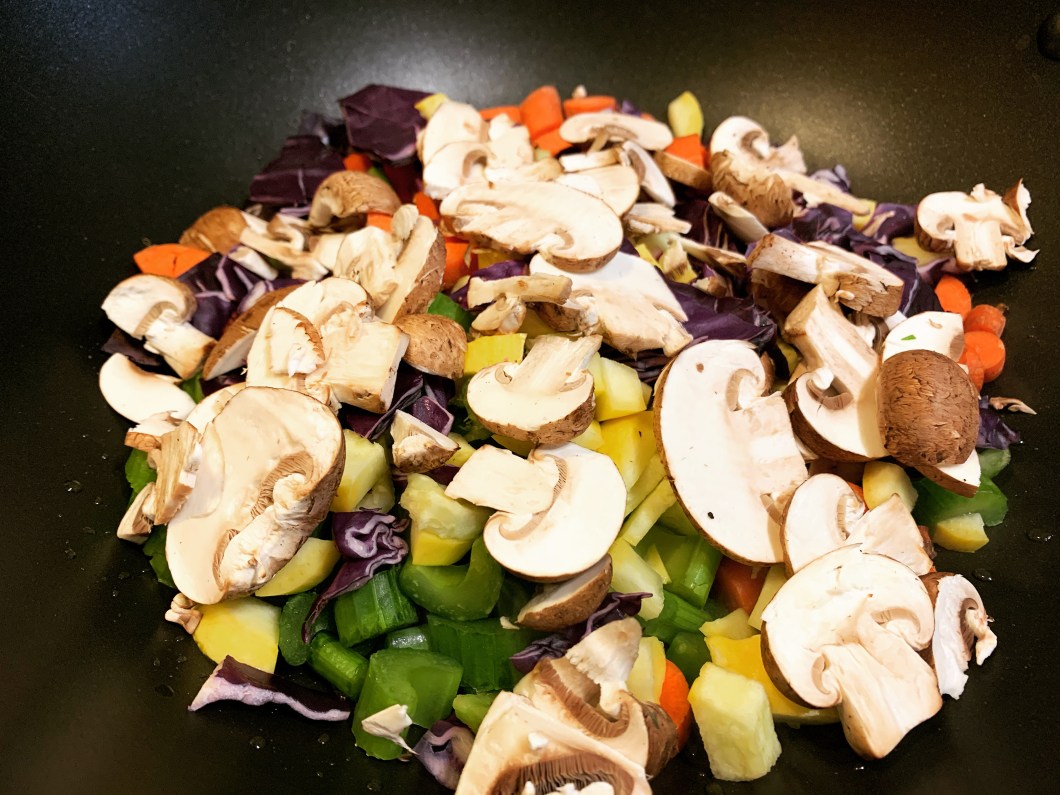 veggies for vegan stuffing