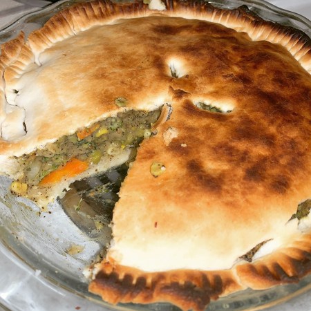 crispy vegan pot pie