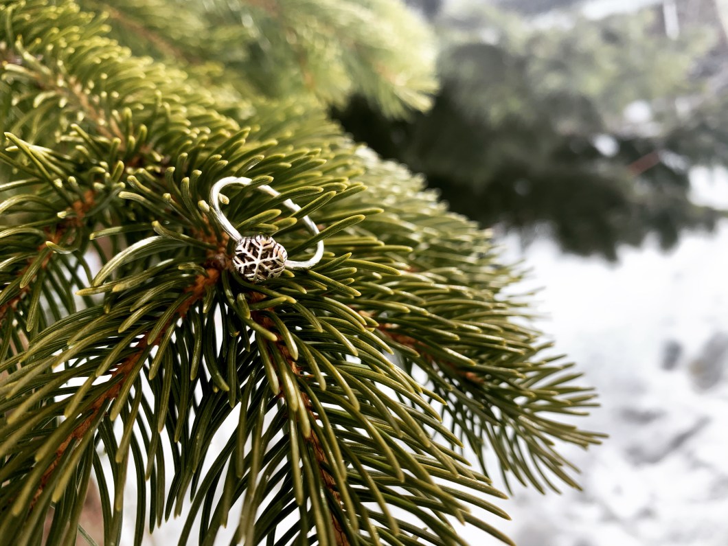 snowflake ring from @wander.fuel