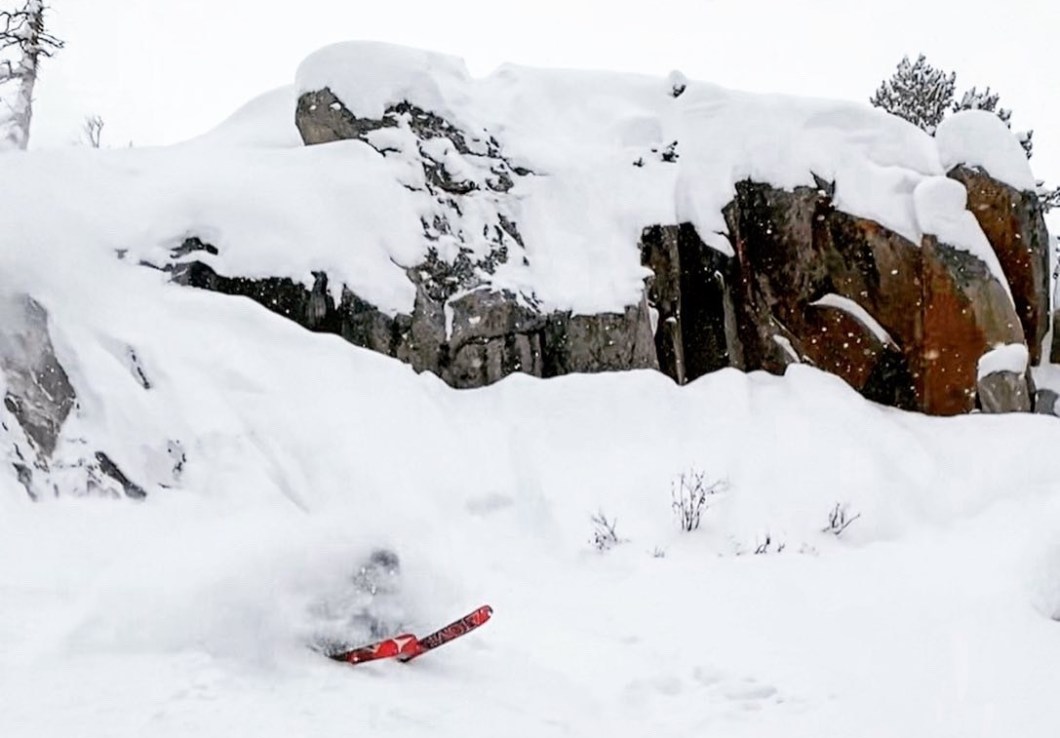 face shots skiing at brighton resort salt lake city