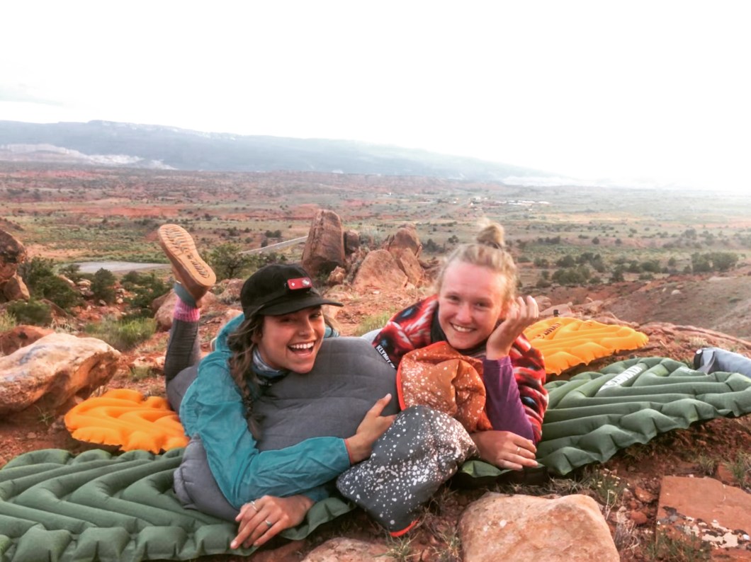 Klymit sleeping pads in Capitol Reef National Park