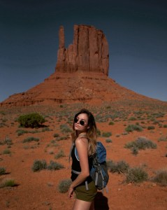 sunshine in Monument Valley