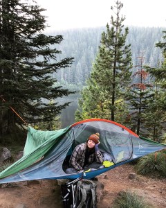 camping overnight in the PNW