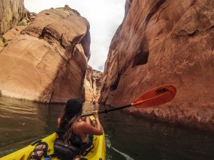 Kayaking in Antelope Canyon