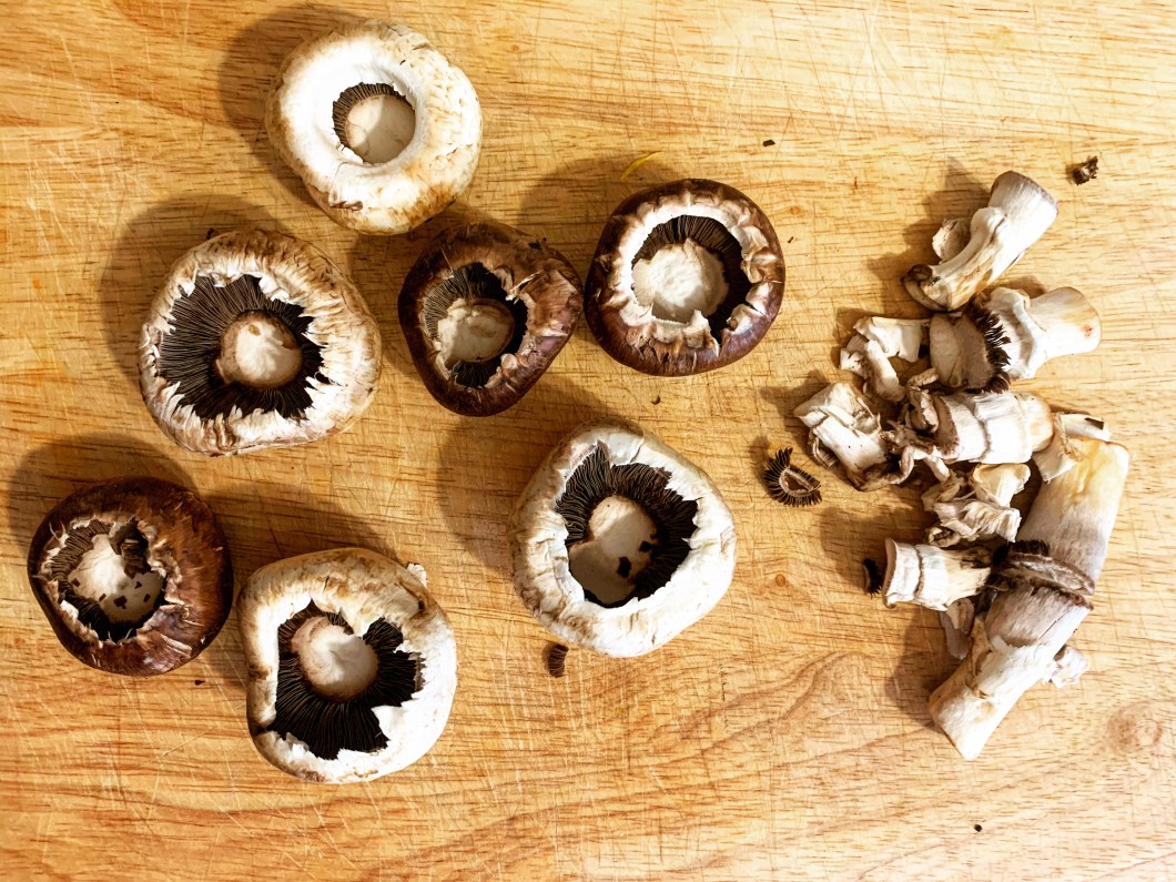 mushrooms for vegan stuffed mushrooms