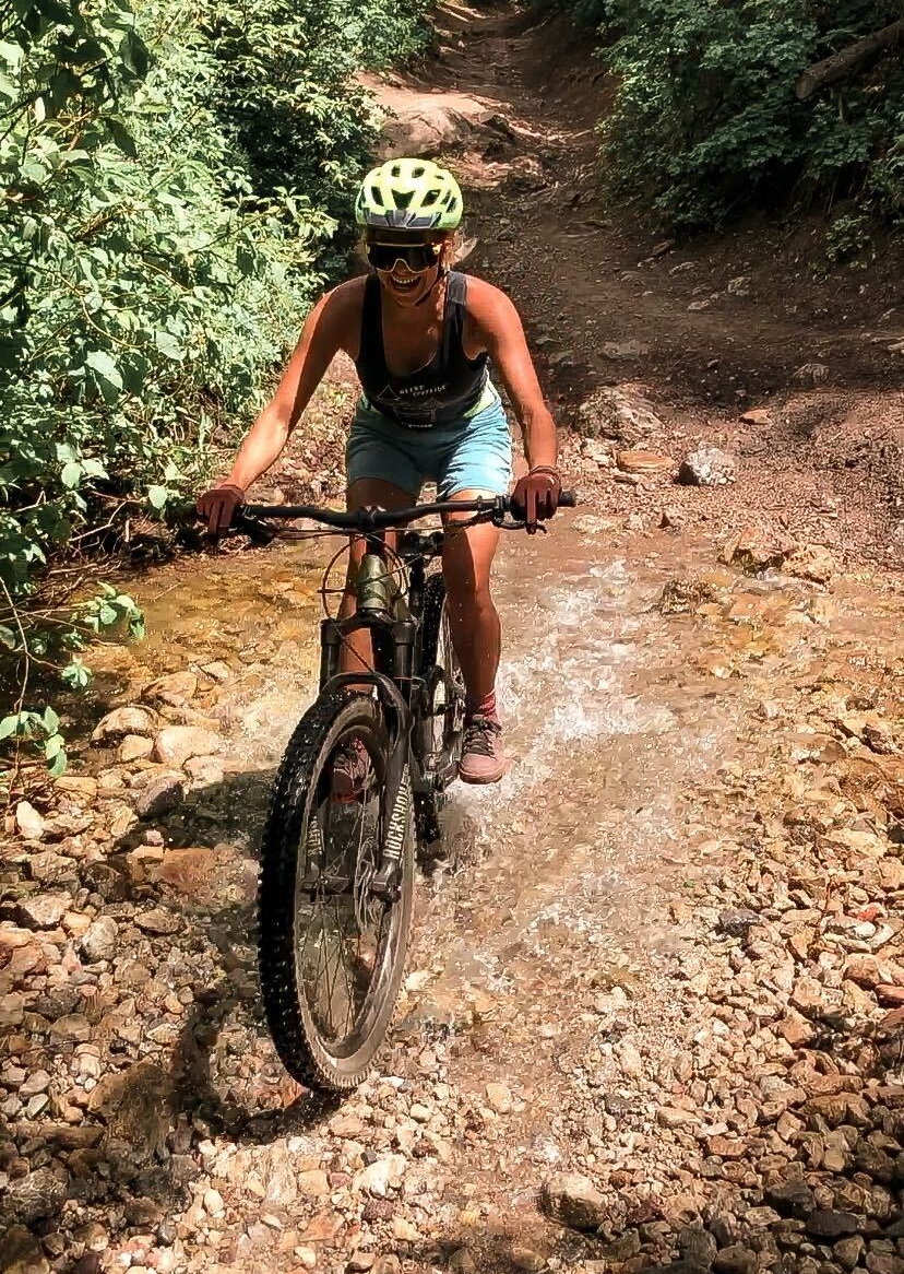 biking in American Fork Canyon, Utah