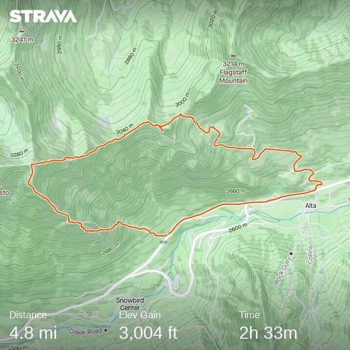 Mount Superior technical scramble route