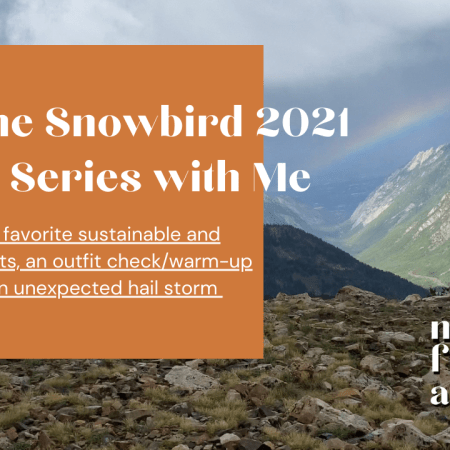 run the snowbird 2021 cirque series race with me - through wind, rain, hail, and mud