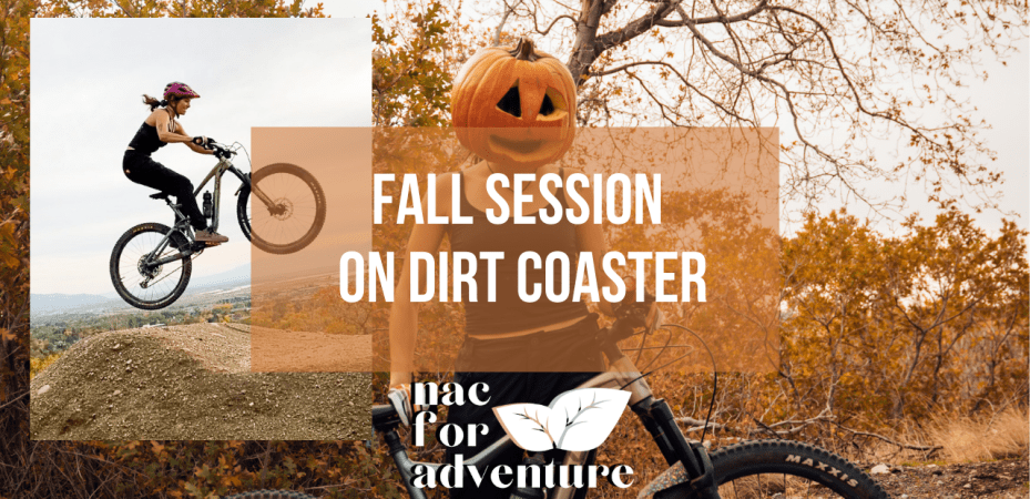 fall bike session on dirt coaster - progress video