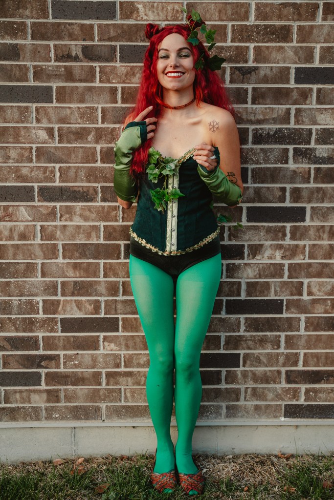 YouTube Video - A Very Sustainable Halloween : Making A Poison Ivy Costume From Repurposed Fabric
