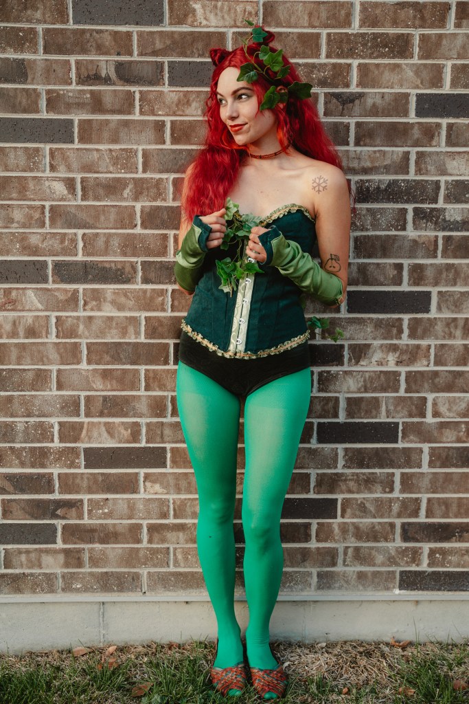 YouTube Video - A Very Sustainable Halloween : Making A Poison Ivy Costume From Repurposed Fabric