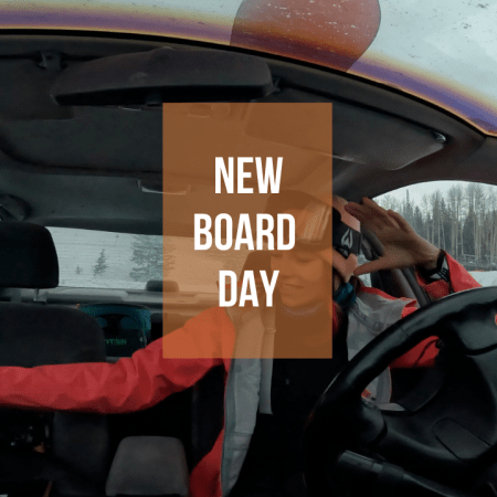 new board day at brighton resort, utah with new snowboard from Level 9 sports, salt lake city, utahj