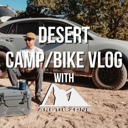 NACFORADVENTURE Desert camp and Bike vlog in utah
