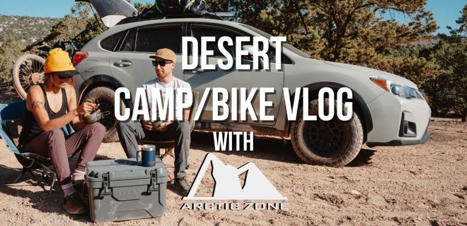 NACFORADVENTURE Desert camp and Bike vlog in utah
