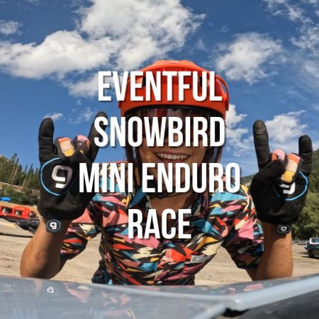 an eventful midweek mountain bike race at Snowbird - mini enduro race