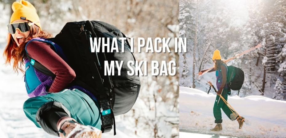 How to pack a ski bag, skiing gear