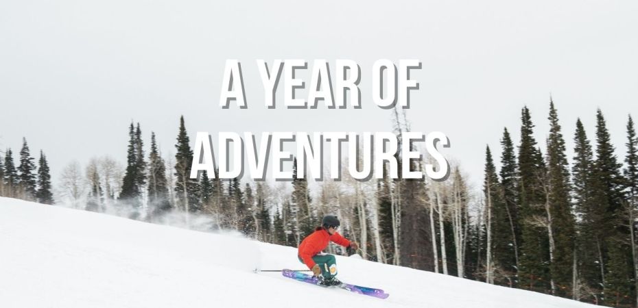 a year of adventures skiing biking hiking camping and fishing with nacforadventure