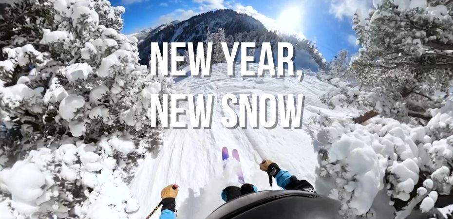 new year, new snow, skiing the latest storm in the wasatch, a holiday ski week recap