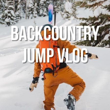 building a ski jump in the backcountry - day vlog