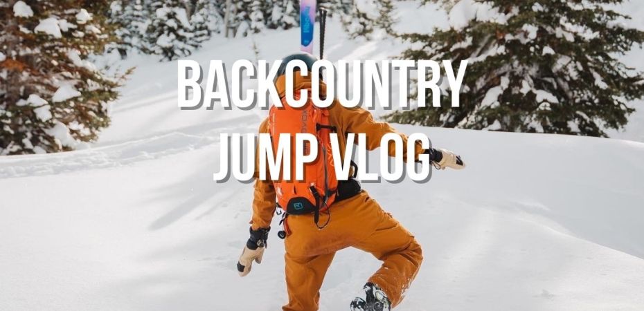 building a ski jump in the backcountry - day vlog