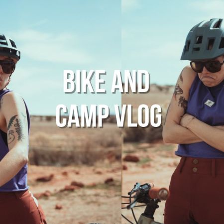 camp and bike vlog