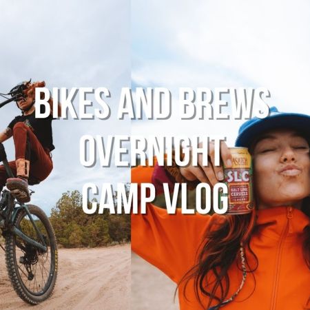 mountain bike and camping vlog featuring Wasatch Brewing beers