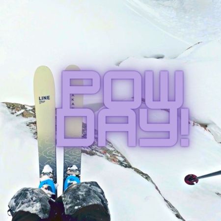 pow day in the wasatch