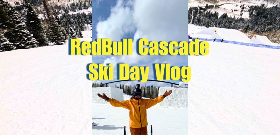 redbull cascade ski day vlog course walk