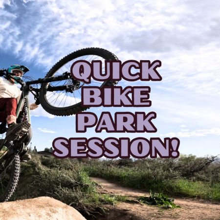 Quick Bike Park session at i street salt lake city utah jump park