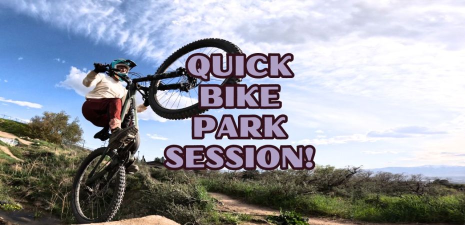 Quick Bike Park session at i street salt lake city utah jump park